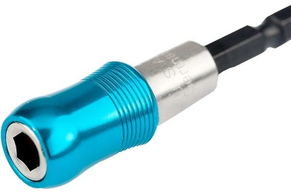 Адаптер для бит с держателем и двойным магнитом, 1/4"// Gross