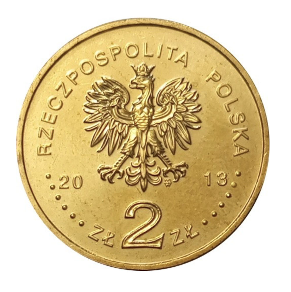 2 злотых 150 летие Польского восстания 1863 года Польша. 2013