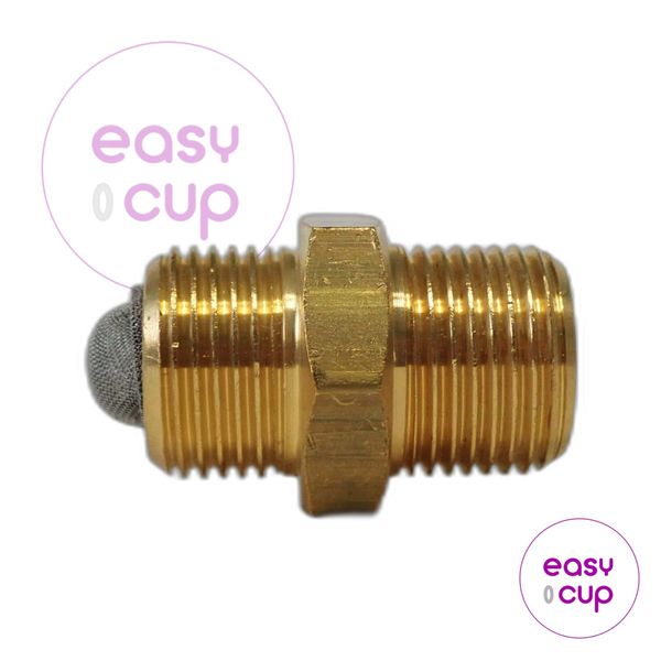 Фитинг прямой резьбовой с фильтром 3/8