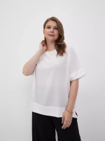 Блузка летняя из креп-шелка