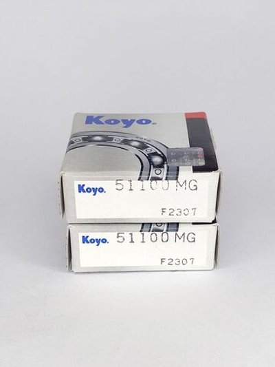 Подшипник упорный Koyo 51100 10х24х9 мм к-т 2 шт.