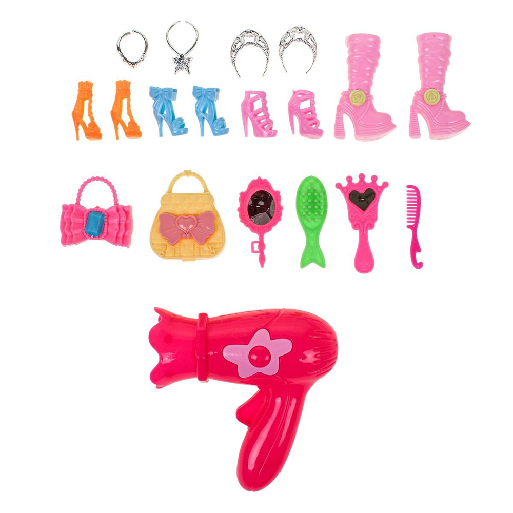 Кукла тип модель, с аксесс. коробка 01328