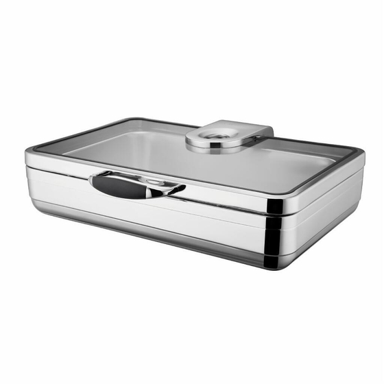 Мармит индукционный 8,5 л 1/1*65 с откидной крышкой и окном 59*47*15 см   SUNNEX