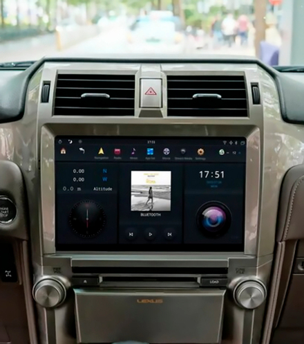 Автомагнитола Тесла стиль для Lexus GX 400, 460 2010-2020