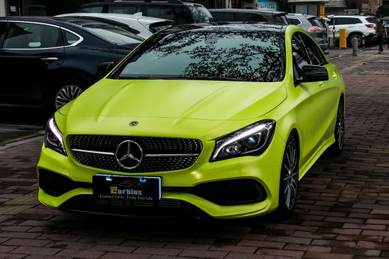 Пленка матовая салатовая Metal Flash Fluorescence Carbins