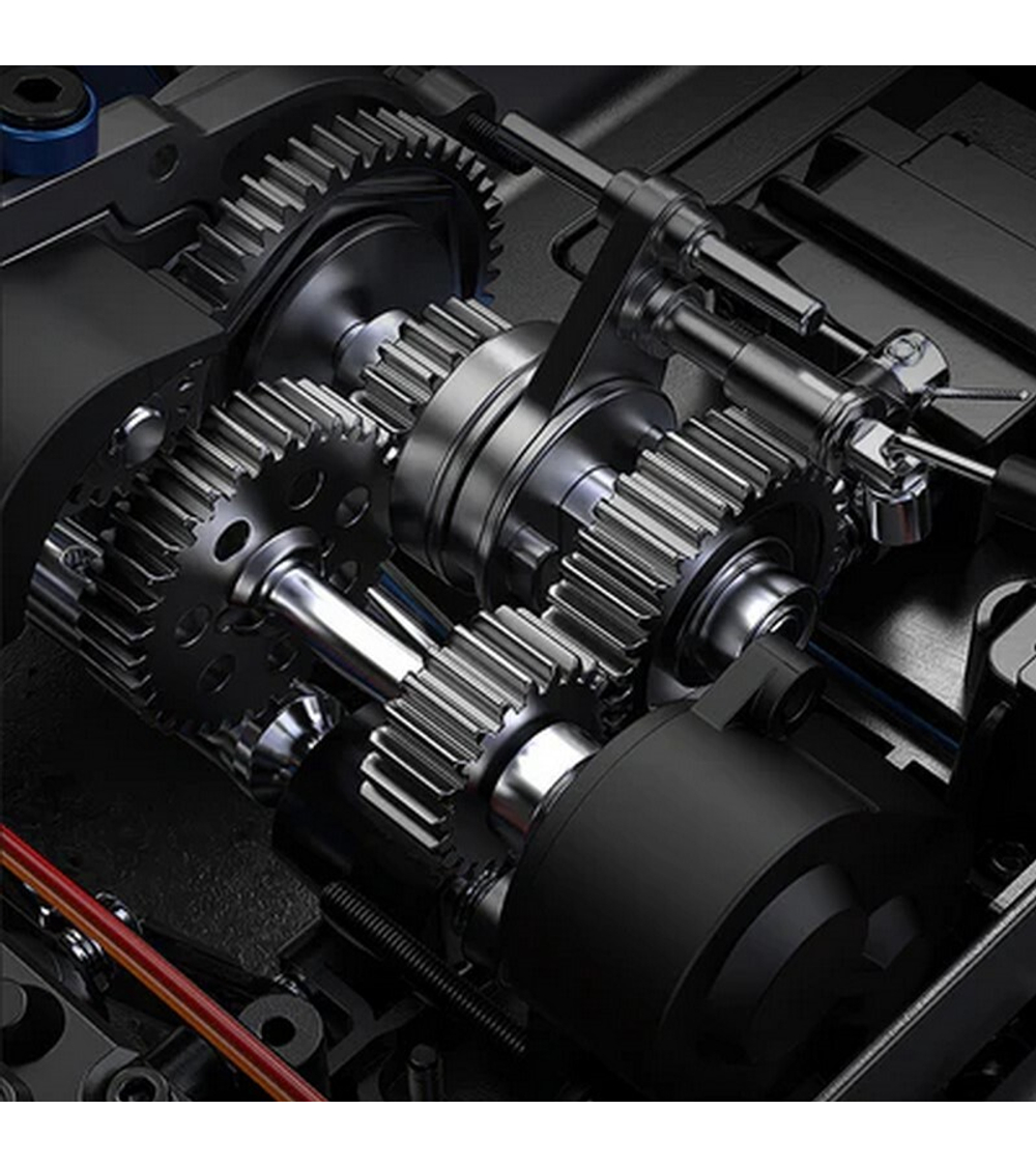 Радиоуправляемый краулер MJX Hyper Go H8H (голубой) Brushless 4WD 2.4G LED 1/8, без ЗУ и акб