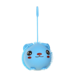 Мякиш волосатик 10 см со светом, 6 цвета микс, пакет с-30441