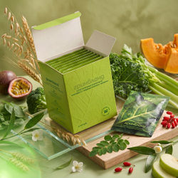 Greenblend Гринбленд 15порций Антиэйдж-напиток с хлорофиллом, берберином и пребиотическими волокнами