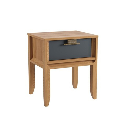 Тумба прикроватная «Бридж» браун/серый 7012