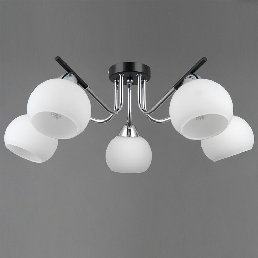 Потолочная люстра ILLUMICO LIBRA IL0713-5CSQ-24 BK CR LIBRA