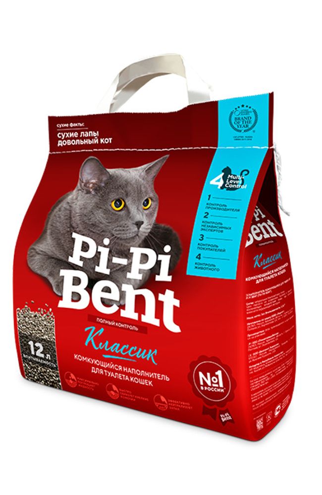 Наполнитель PI-PI-BENT &quot;Classic&quot; комкующийся - 5 кг