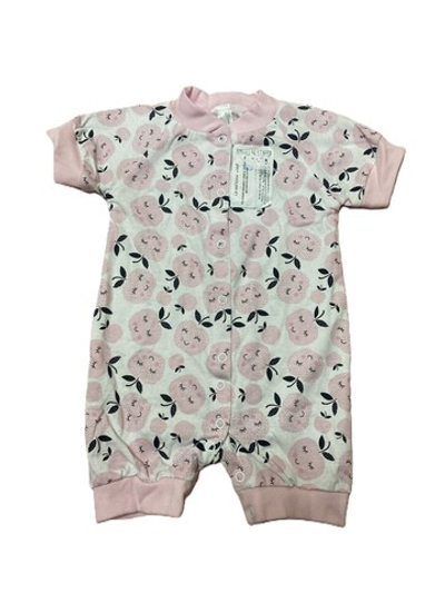 Песочник на девочку на кнопках из кулирки (100% хлопок) на рост 68 см