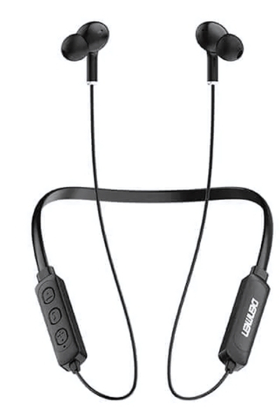 Bluetooth - гарнитура DENMEN DL02, вакуумные, BT5.0, 90mAh Black