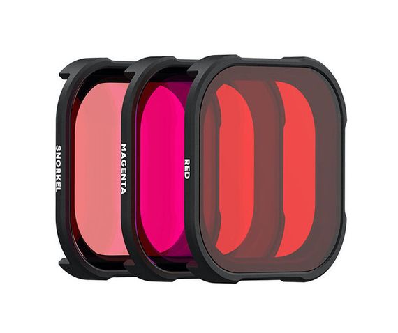 Фильтры для GoPro HERO 9 \ Hero 10 \ Hero 11 \ Hero 12 \ Hero 13 Black от PolarPro на оригинальный аквабокс