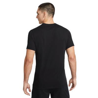 Футболка мужская теннисная Nike Court Dri-Fit Swoosh Men's Tennis T-Shirt - black