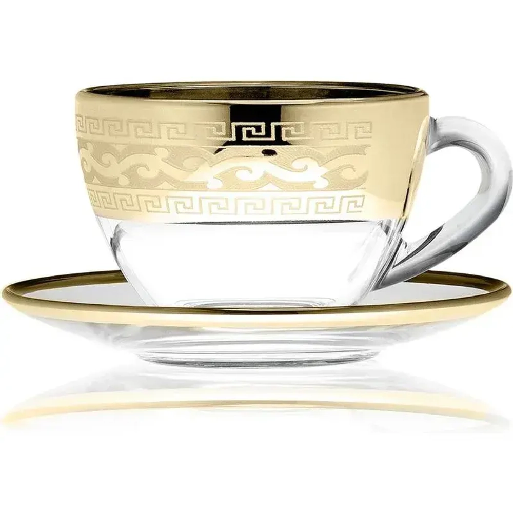 Набор из 6 кружек с блюдцами Версаль