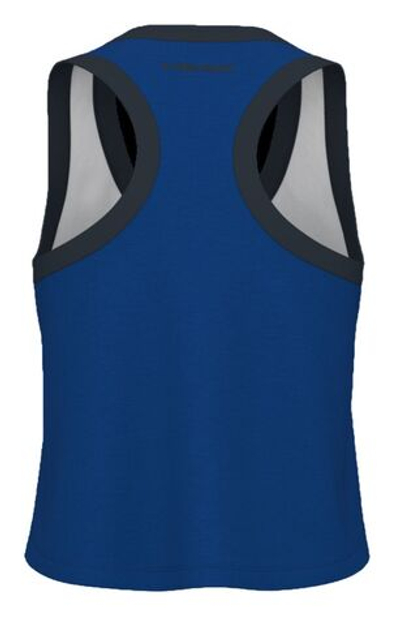 Женский топ теннисный Head Play Crop Top - white/royal