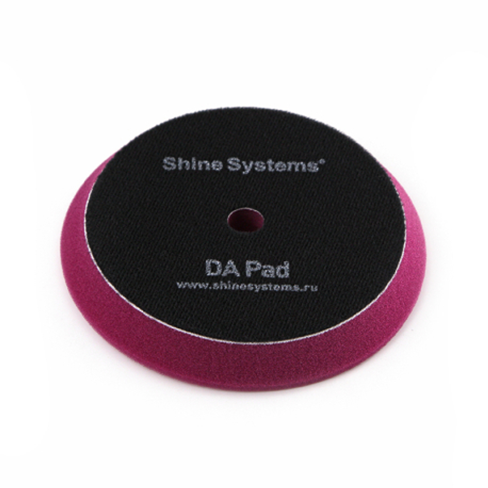 Shine Systems DA Foam Pad Purple - полировальный круг твердый лиловый, 130 мм