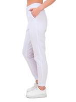 Брюки медицинские женские Doctor Big 1-20-01-0 на резинке, белый, 48