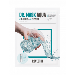 Rovectin Набор увлажняющих тканевых масок для лица - Skin essentials Dr. mask aqua, 5шт*25мл