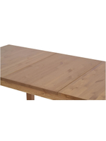 IKEA Обеденный стол раздвижной STORNAS, 201/293*105, из массива сосны, коричневый, ШАНЬ (СТОРНАС ИКЕА)