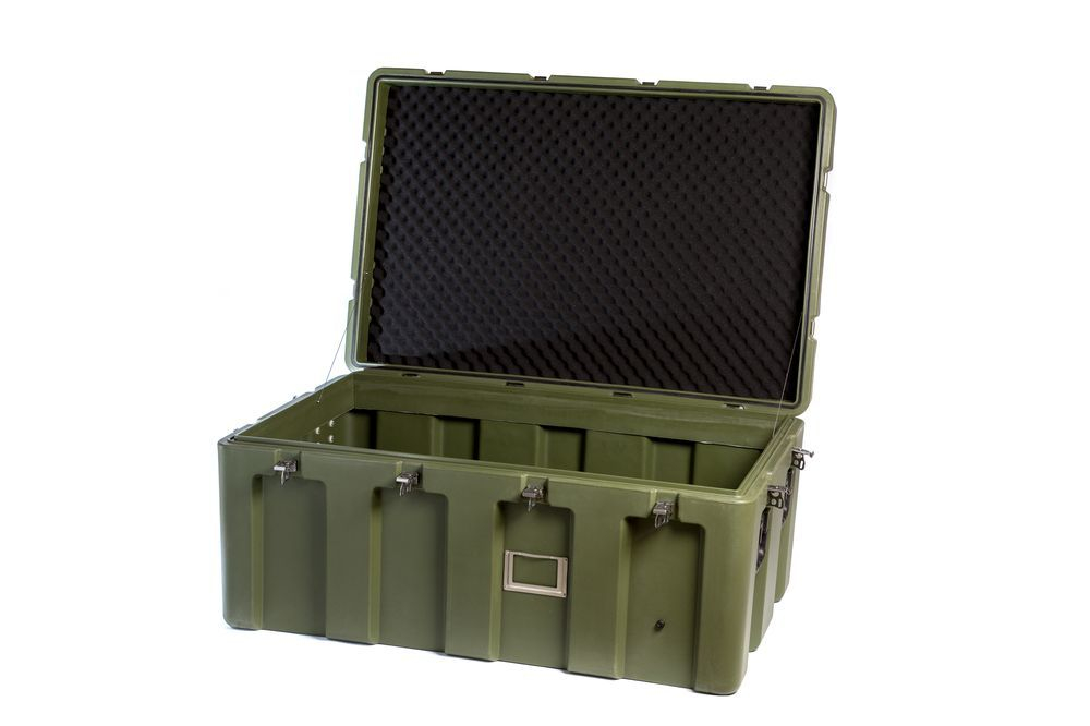 Кейс транспортировочный Military объем 266.43л, внутренние размеры 1707*682*332мм, IP67