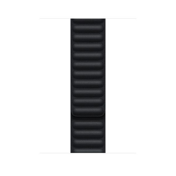 Умные часы Apple Watch Series 7 45mm GPS + Cellular Midnight Aluminum Case with Leather Link, темная ночь (MKM43)