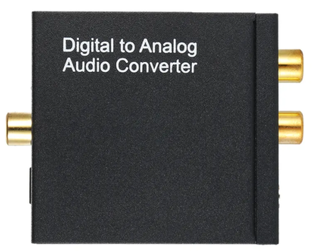 Toslink и SPDIF / коаксиальные входы RCA L / R и AUX 3,5 мм выход для наушников цифровой аудио конве