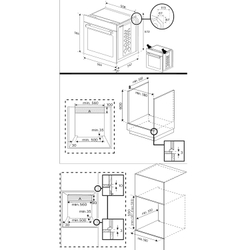 Электрический духовой шкаф Hotpoint HFE9 1231 JSH BLG