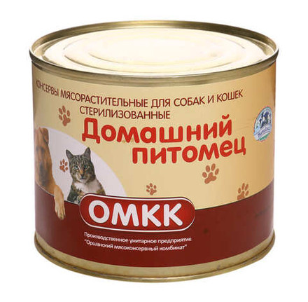 Корм для собак и кошек "Домашний питомец" 525г. ОМКК