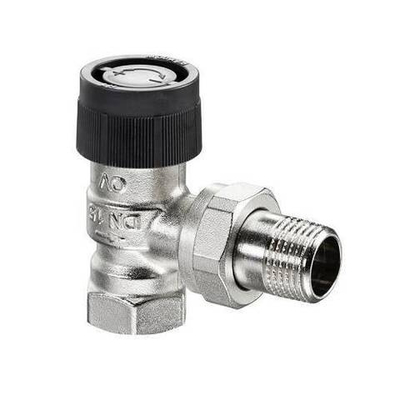 Клапан термостатический угловой Oventrop A - 1/2" (ВР/НР-американка, PN10, Tmax 120°C)