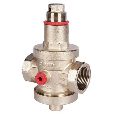 ROMMER Редуктор давления PN25 1" (с выходом под манометр 1/4")