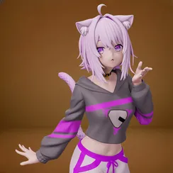 Nekomata Okayu - Hololive