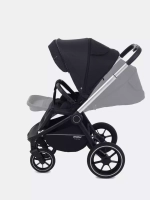 Коляска детская MOWBaby "ZOOM"PU (2в1) RA086 Silver Black