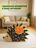 Набор для творчества мозаика стеклянная Ежик 18 см.