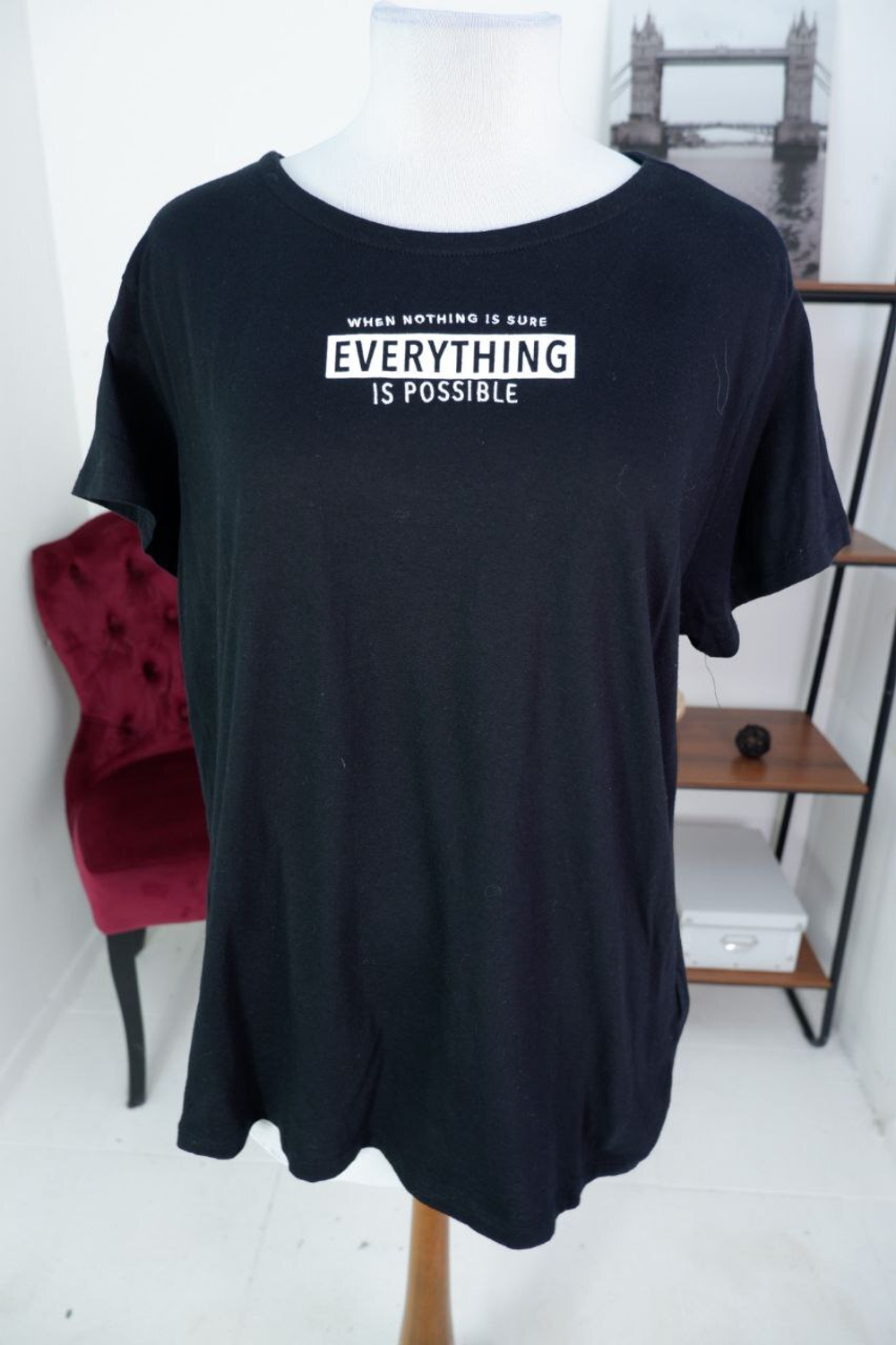 Футболка PAGEONE стильная с эффектной спиной 52 размер