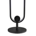 Напольный светодиодный светильник 36Вт, 2880лм, 4500K, Ra>80, металл/силикон, чёрный