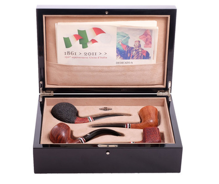 Подарочный набор трубок Mastro De Paja «Герои Италии»