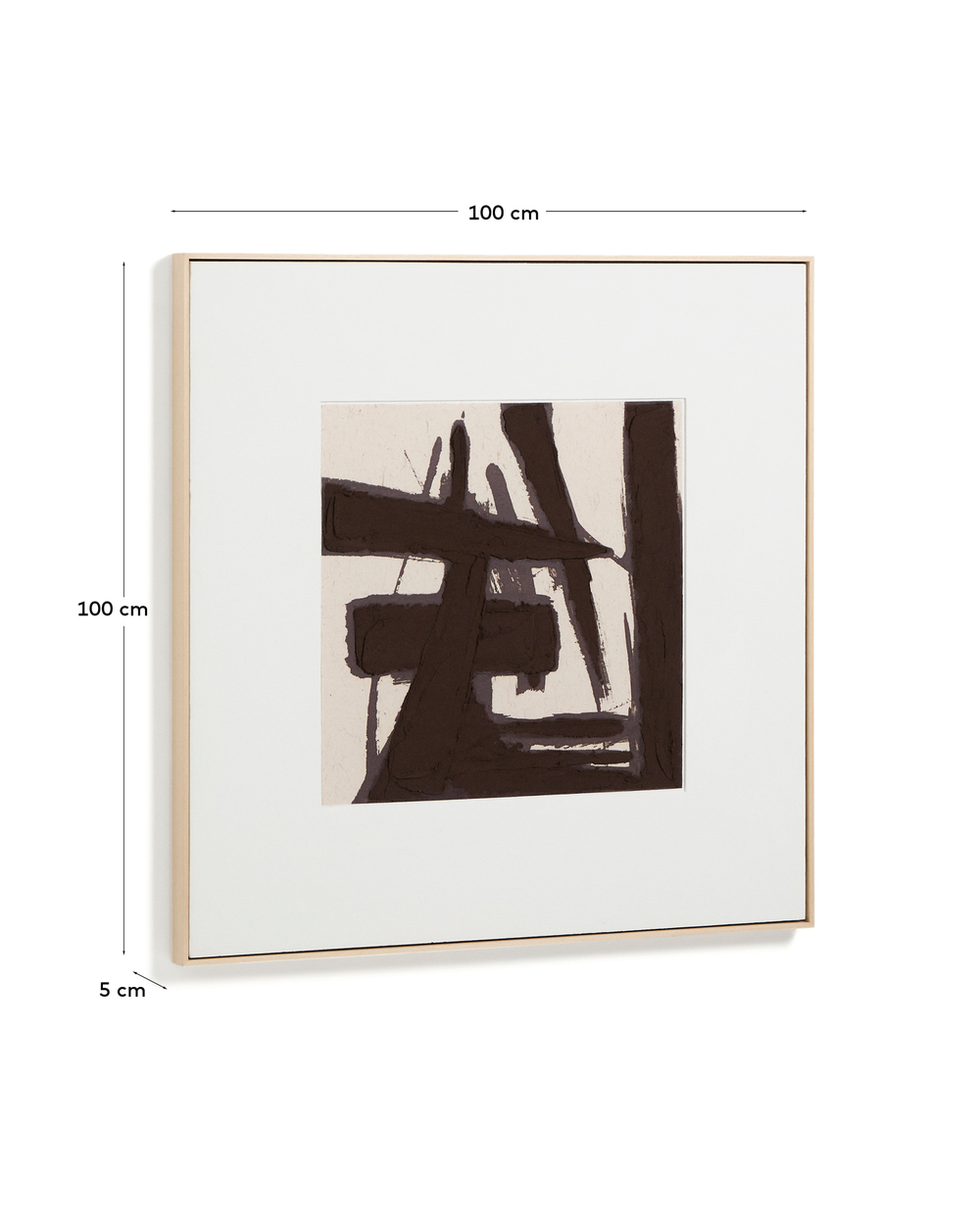 Абстрактная картина Arilan ручной работы 100 x 100 см