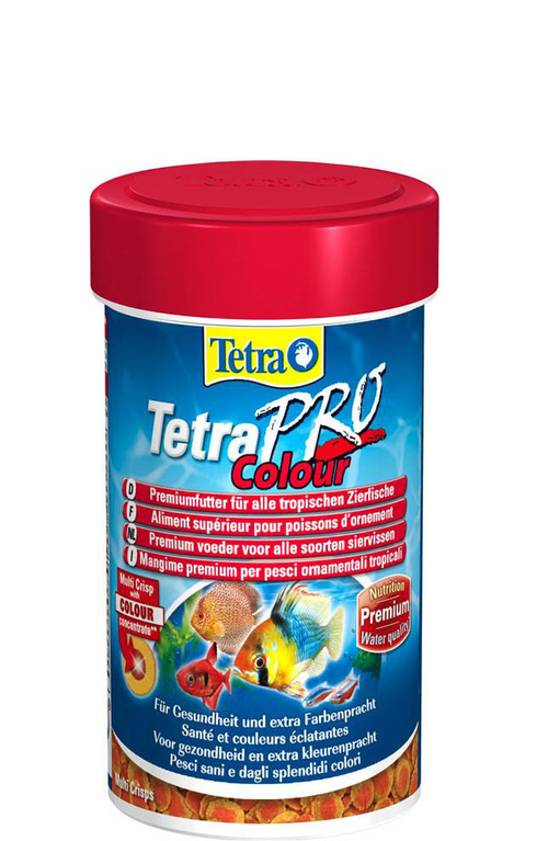 Корм для рыб TetraPro Color Crisps, чипсы д/усиления окраса рыб 100 мл.
