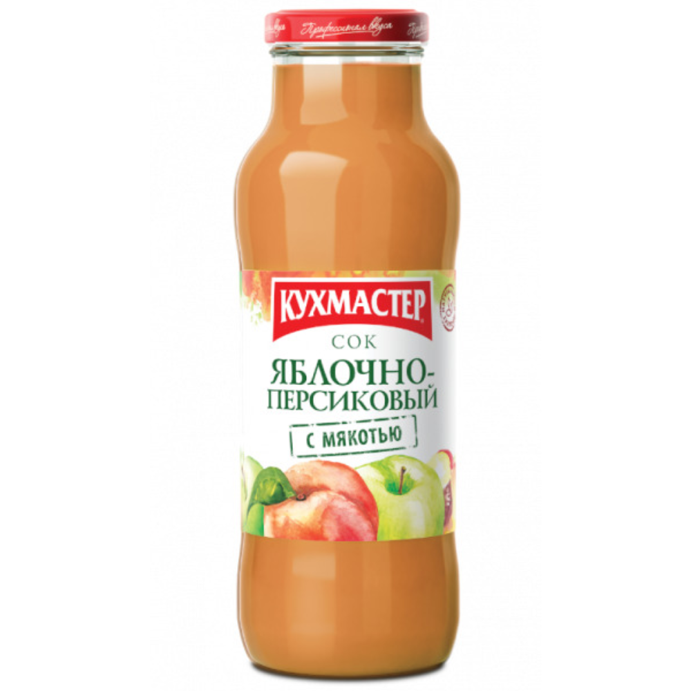 Сок Кухмастер Яблочно-Персиковый 0,7 л