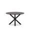 Стол Argo Ø120 см, черная столешница, черные ножки