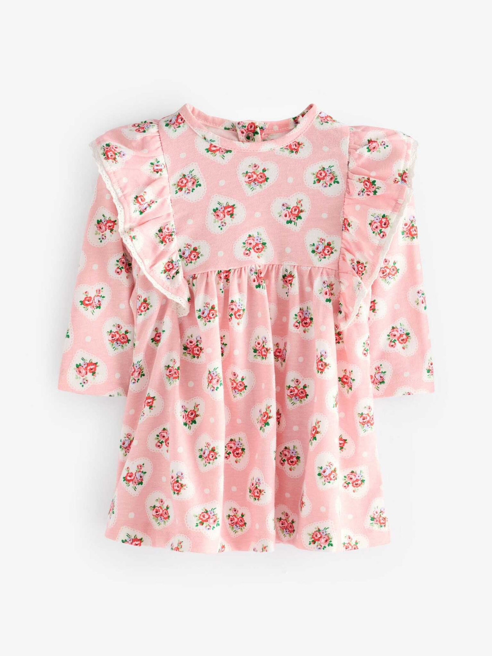 Платье и колготки в комплекте для малышей Next B07-376, Розовый