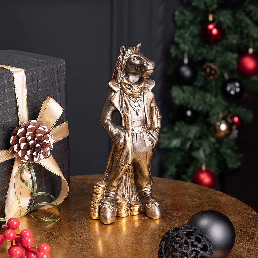 Скульптура Конь Оскар Бронза