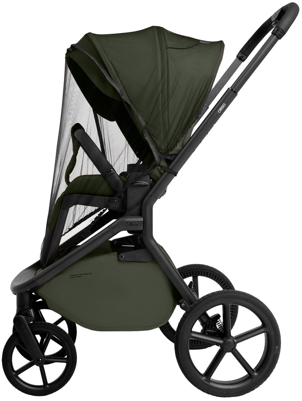 Коляска 4 в 1 Sweet Baby SBL Orso New + автокресло Elegante Plus с базой i-Size ISOFIX DK780 New Dark Green