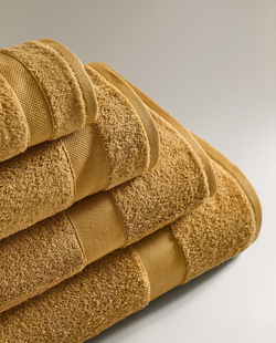 Zara Home - Хлопковое банное полотенце премиум-класса (600 г / м2), горчичный, 100х180 см