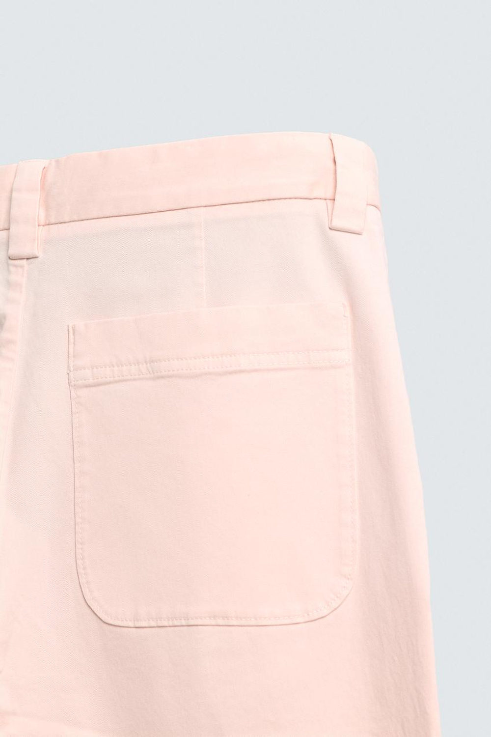 ZARA БРЮКИ ЧИНОС RELAXED FIT, ЦВЕТ РОЗОВОГО ДЕРЕВА