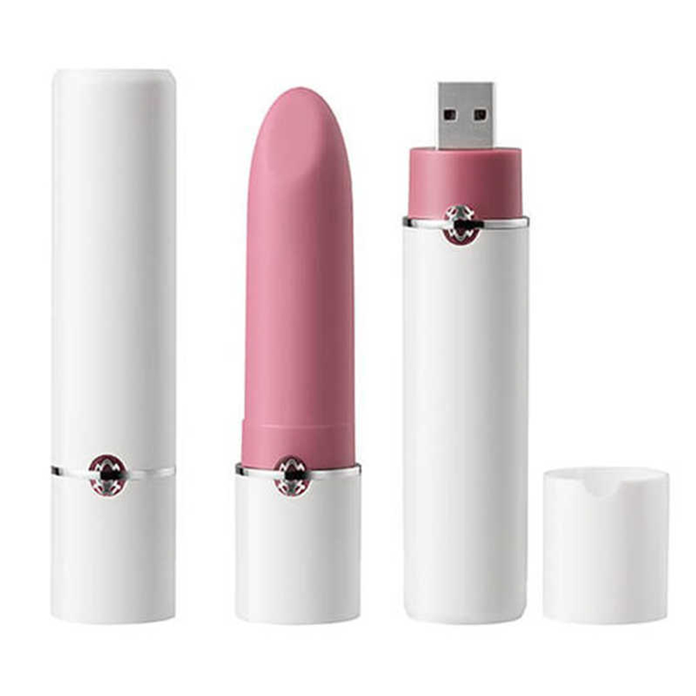 Розовый мини-вибратор MAGIC LOTOS (Цвет: розовый)