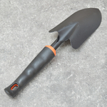 Совок посадочный узкий с пластиковой ручкой, 31,5см