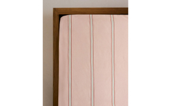 Простыня на резинке Zara Home, хлопок 100%, в полоску, 1612/900